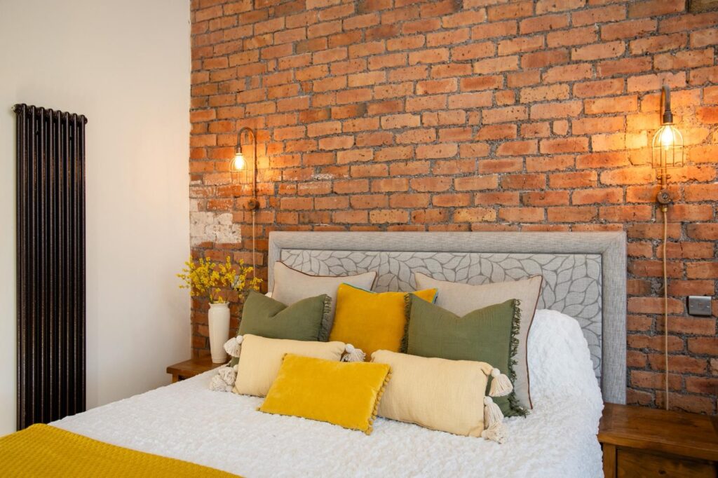 Staged bed by The Peak Edit