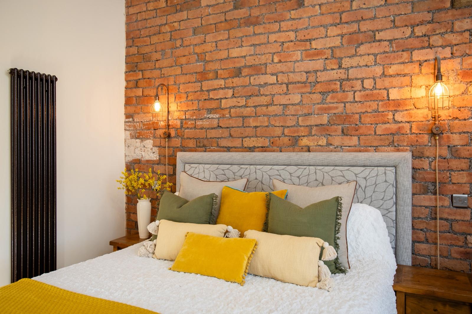 Staged bed by The Peak Edit